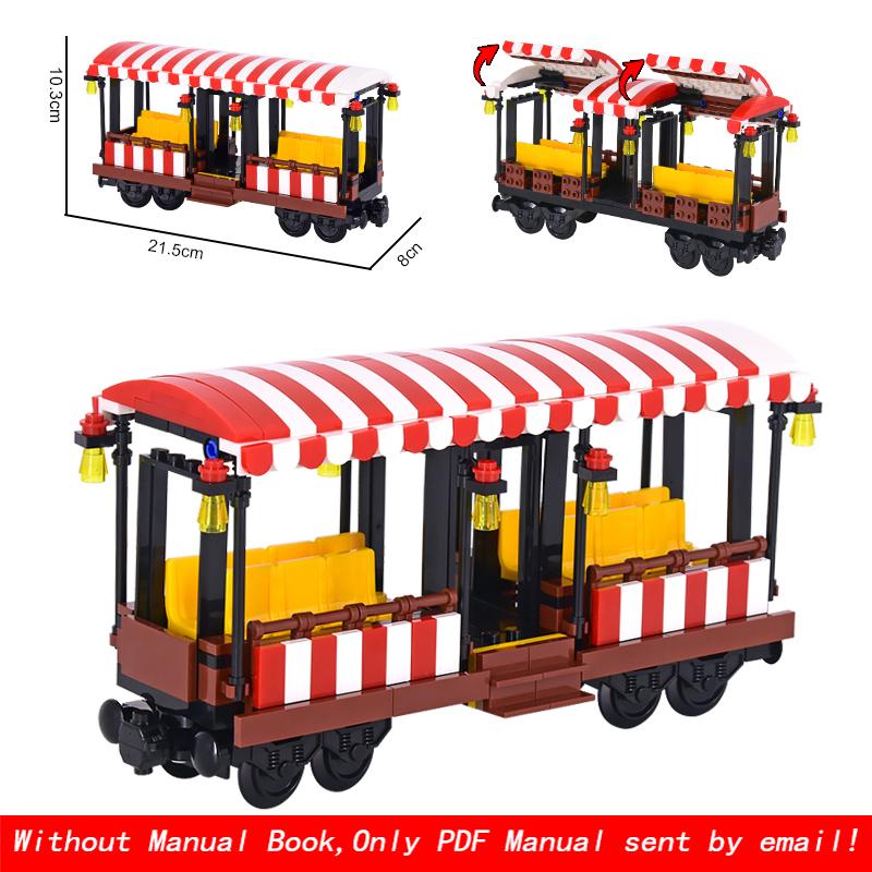 MOC Stadt Kreative Idee Technischer Zug Basis Rad Fahrgestell Bausteine Ziegel Zusammengebaut DIY Spielzeug für Kinder Weihnachtsgeschenke