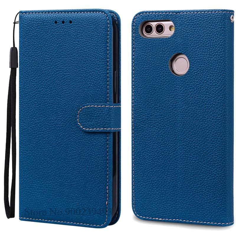 Honor 9 Lite Hülle für Huawei Honor 9 Lite Hülle Leder Brieftasche Flip Fundas Telefonhülle für Honor 9 Lite Cover Honor 9lite Hülle For Honor 9 Lite navy blau