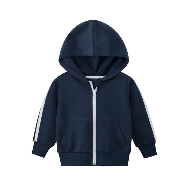 Kinderkleidung Kinderjacken Jungenkleidung Hoodies Frühling 90cm navy blau