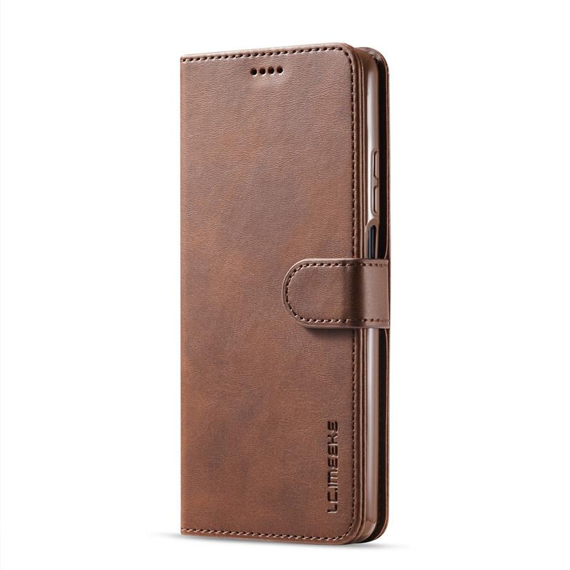 Hülle für Redmi Note 9 Pro Hülle Leder Vintage Handyhülle auf Xiaomi Redmi Note 9S Note9 Pro Max Hüllen Flip Magnetic Wallet Cover Redmi Note 9 Pro dunkelbraune