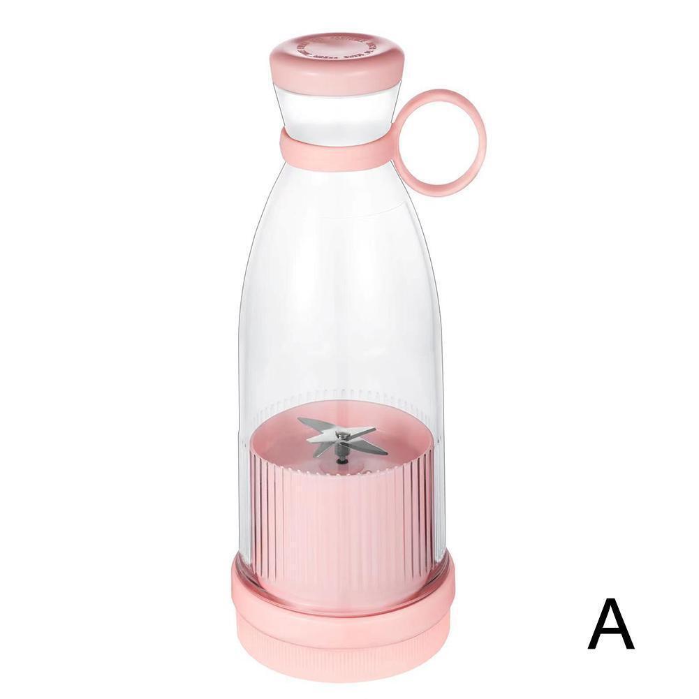 1Pcs Nützliche Tragbare Elektrische Mini Mixer Mixer Shaker Flasche USB Aufladbare Obst Entsafter LM rosa