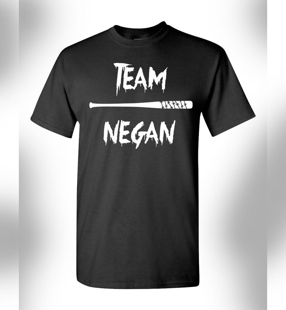 Negan The Walking Dead T-Shirt Lucille Eeny Meeny Miny Moe Rick Daryl Zombies 4XL