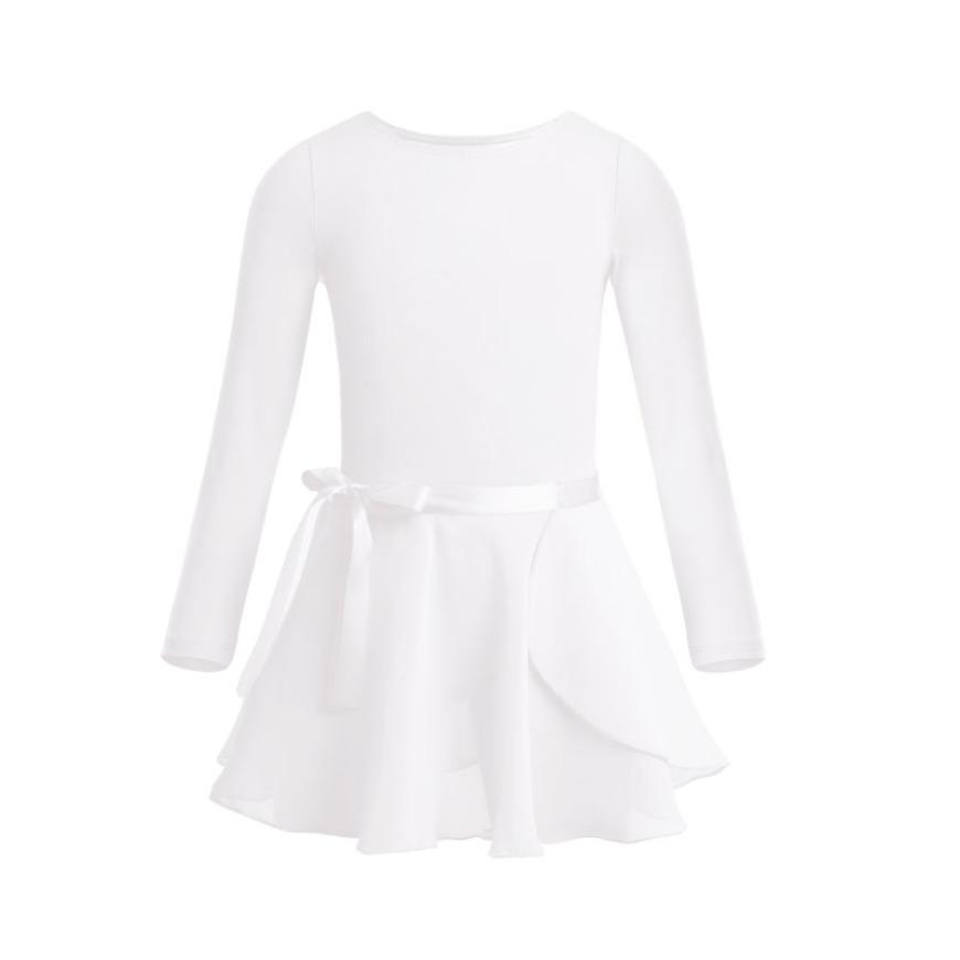 Kinder Mädchen Ballett Tutu Ballerina Tanzkurs Kostüme Gymnastik Trikot Tanzbekleidung gebundener Rock Tanz 13-14 Years elfenbein