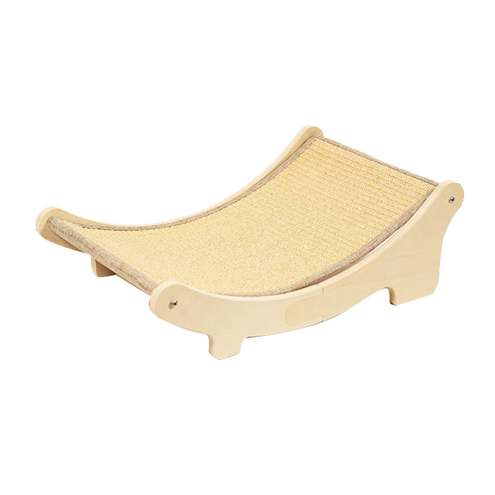 Holz Erhöhte Katzenhängematte Bett Kratzfest Sicher Ruhend Stabile Struktur Katzenkratzbaum Bett für