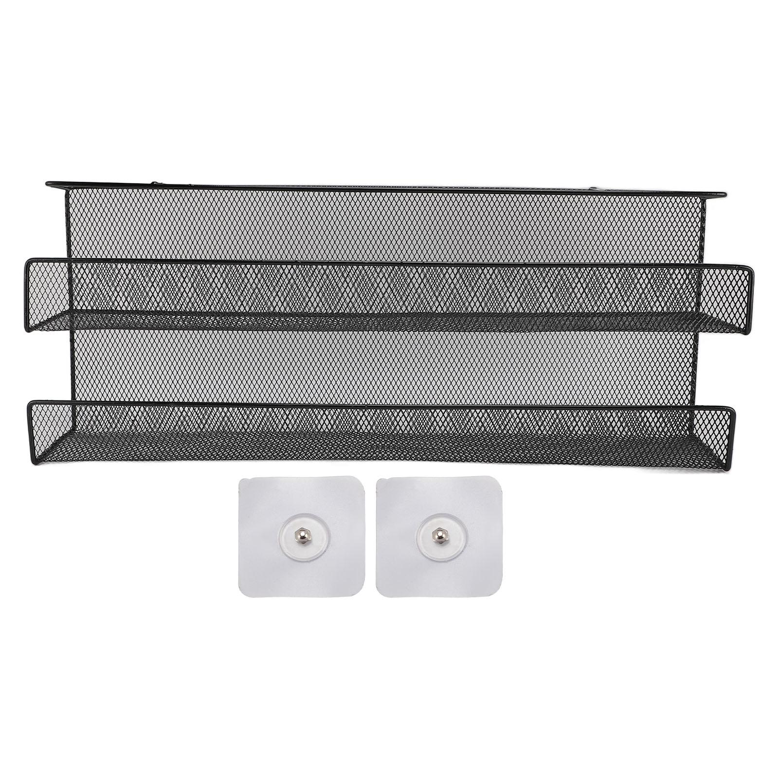 Aufbewahrungskorb für unter den Schreibtisch Eisen Doppelschichtig Unter dem Schreibtisch Steckdosenleiste Kabelmanagement Aufbewahrungsregal S