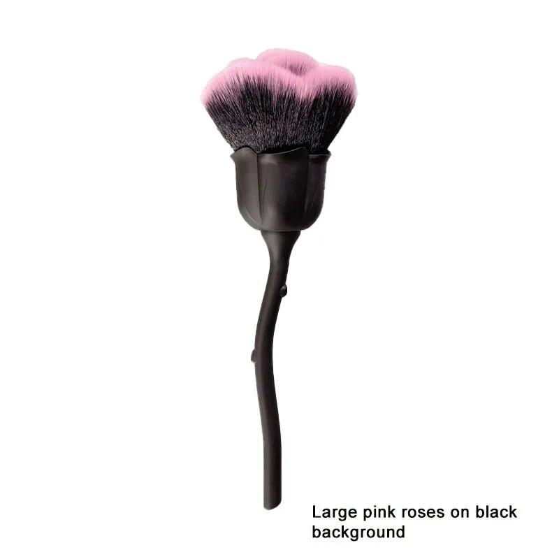 Blume Nagel Pinsel Für Maniküre Rose Nail art Pinsel Nagel Zubehör Werkzeuge Beliebte Runde Kleine Gel polnischen Staub Reinigung pinsel