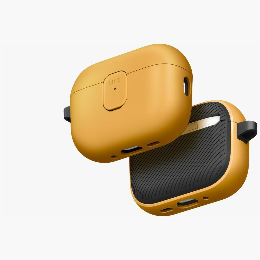 Etui UNIQ Clyde für AirPods Pro 3. Gen gelb-grau