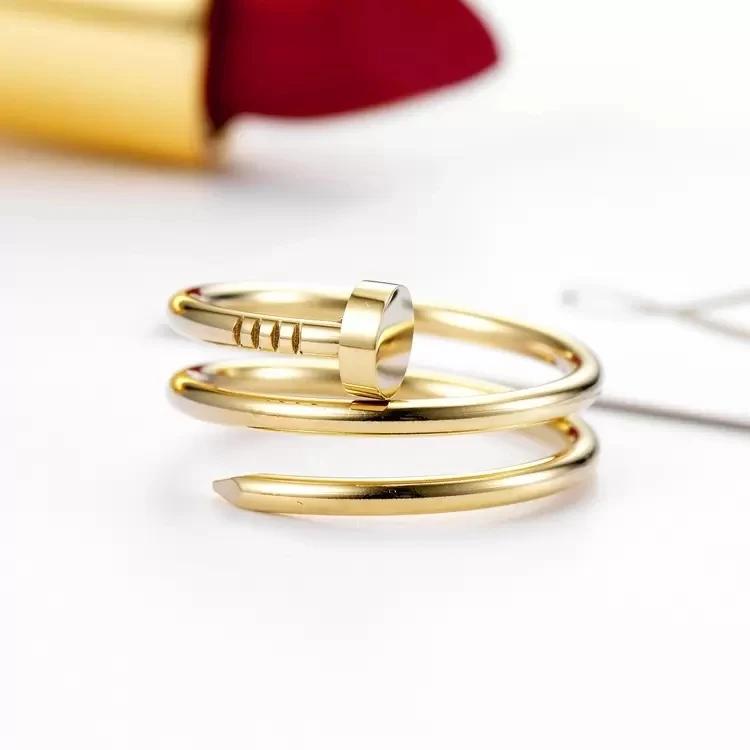 316 Edelstahl Ring für frauen mode klassische paar high-end-liebes ring bankett bevorzugte ring Valentinstag geschenk 6