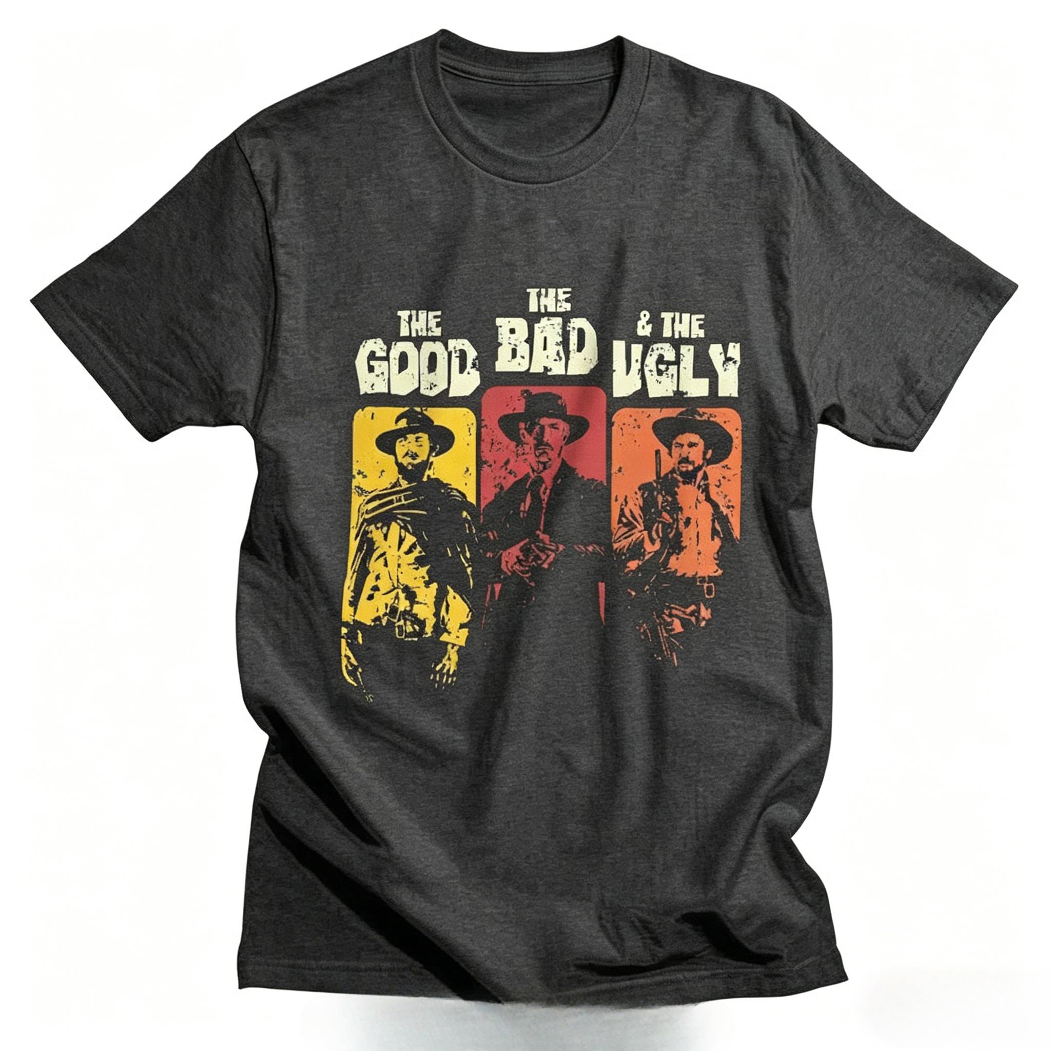 The Good The Bad and The Ugly Unisex T-Shirt Baumwoll-T-Shirts Clint Eastwood T-Shirt Il Buono Brutto Cattivo T-Shirt 2026 Sommer T-Shirt 4XL