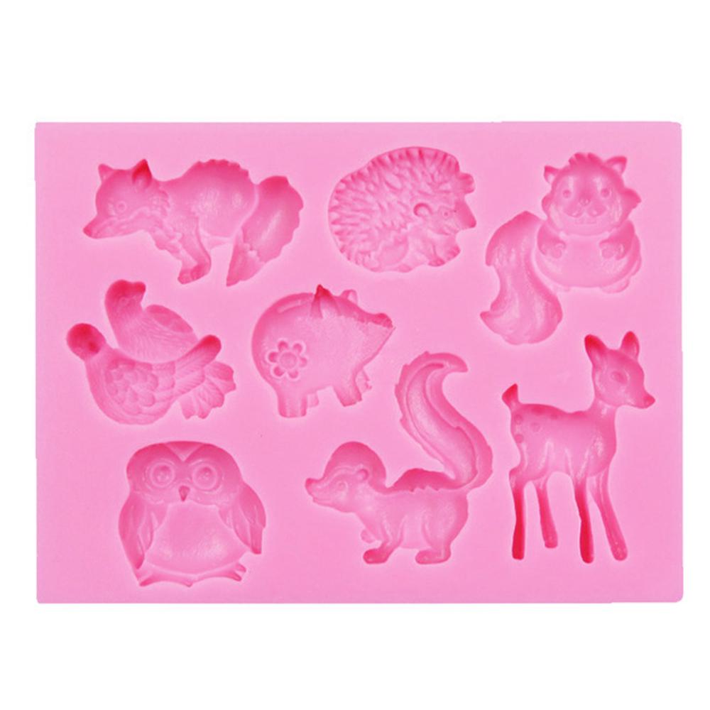 Behälter, Tierserie, Silikonform, Kuchendekoration, Fondantformen, Kuchen, Schokolade, Süßigkeiten, Tonform