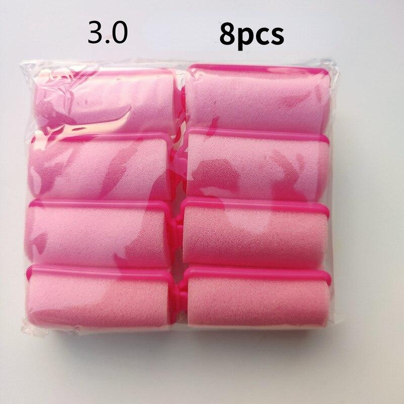 6-14 stücke Weichen Schwamm Schaum Kissen Lockenwickler Lockenwickler Friseursalon Friseur DIY Locken Friseur Kit DIY Hause Haar Styling Werkzeuge 3.0cm 8pcs