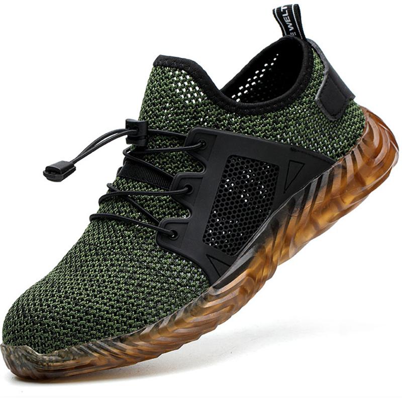 Arbeitssicherheitsstiefel Herren Stahlkappenschuhe Damen Herren Sicherheitsschuhe Pannensichere Arbeitsschuhe Atmungsaktive Leichte Arbeitsschuhe Männlich 40