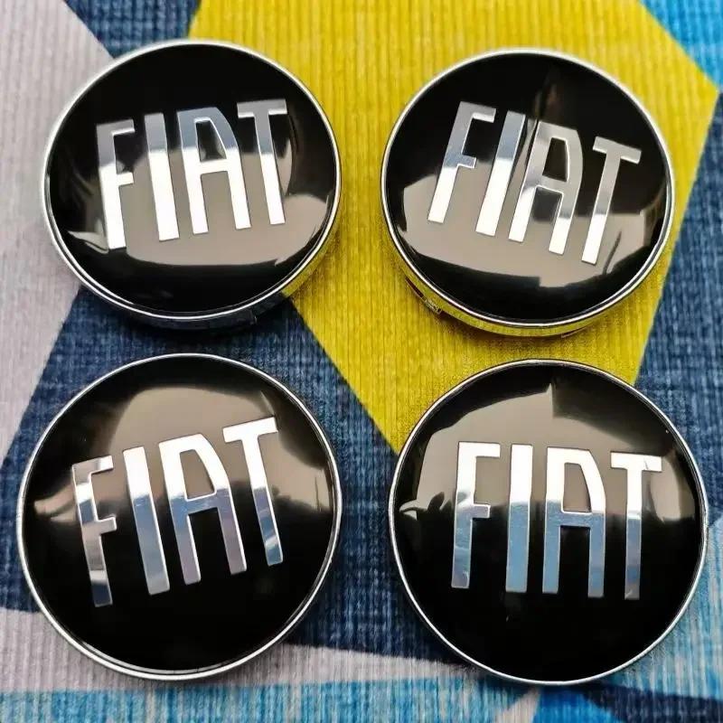 4 Stück 60mm Für Fiat 500 Radnabenkappen Felgen Staubdichte Abdeckung Radkappen Emblem Für Punto Stilo Bravo Ducato Freemont 124 600 yellow