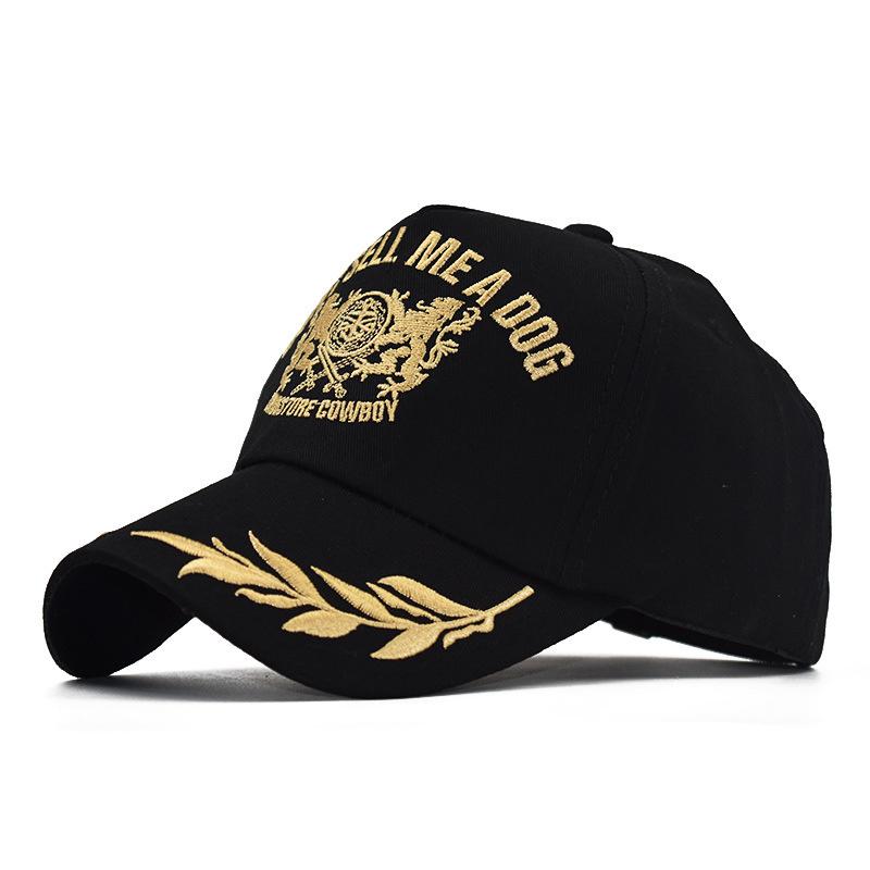Sommer National Emblem Baseball Kappe Weizen Ohr Stickerei Snapback Caps Männer Frauen Militär Fans Caps Einstellbare Hiphop Papa Hüte Adjustable schwarz