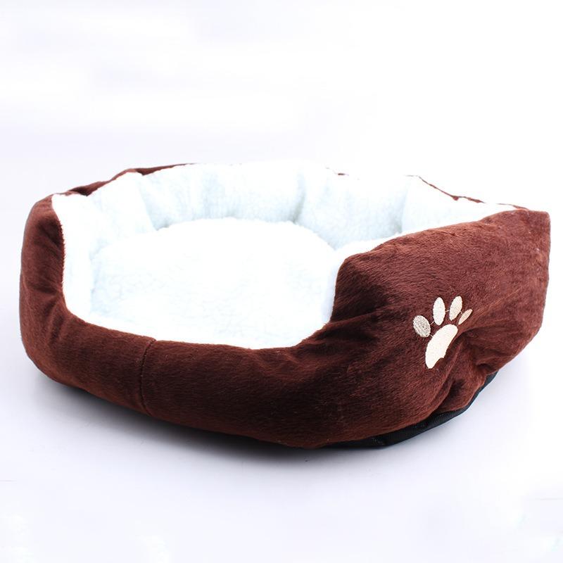 Hundehütte aus Lammwolle Heimtierbedarf Hundehütte Katzenhütte L 62*52 black