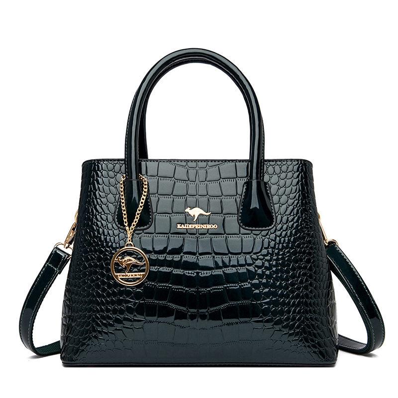Frauen Handtasche Echtes Leder Taschen Frauen Krokodil Luxus Handtaschen Frauen Taschen Designer Umhängetaschen Weibliche Retro Tote Handtaschen