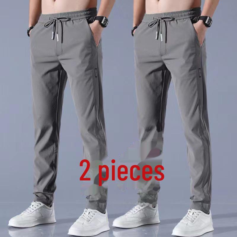 Schnelltrocknende Outdoorhose aus Eisseide für Herren – leicht, lockere Passform, ideal für Sport im Frühling und Herbst oder als Arbeitskleidung 3XL (recommended 155-165 kg)