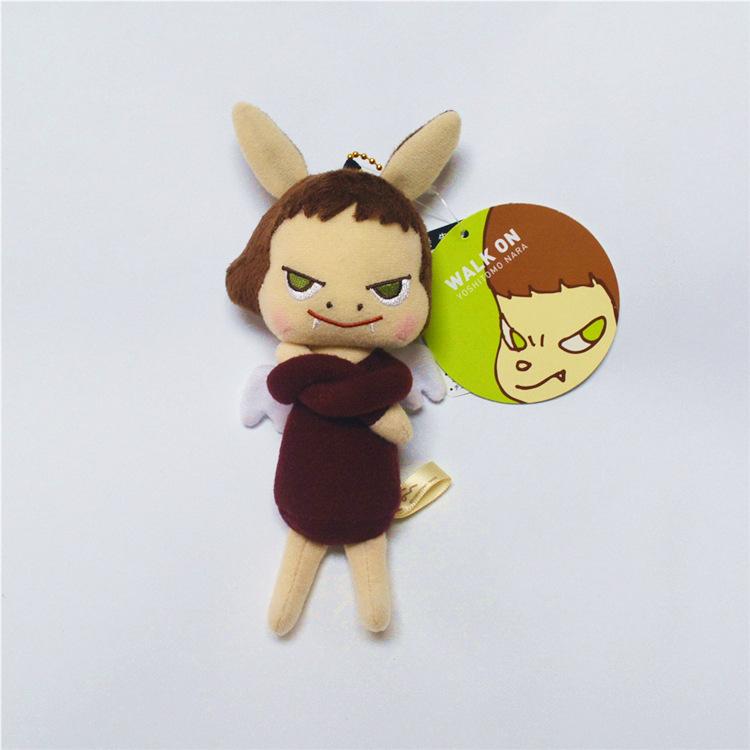 18cm Nara Plüschtier Neuer Nara Plüschanhänger Geschenk Nara Dämon Engelsflügel Puppe Plüschtier Schlüssel Autoanhänger Für Kinder Geburtstagsgeschenk 15cm