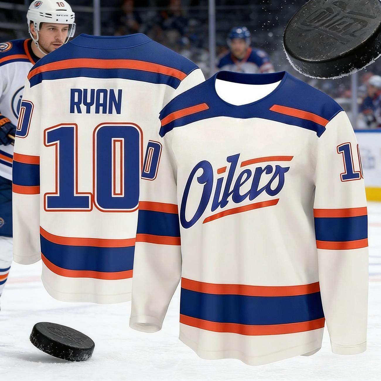 2026 Kanadisches Neues Herren Eishockey Sporthemd Sonderedition Premium Trikot Atmungsaktiv und Schnelltrocknend Langarm Kinder XL