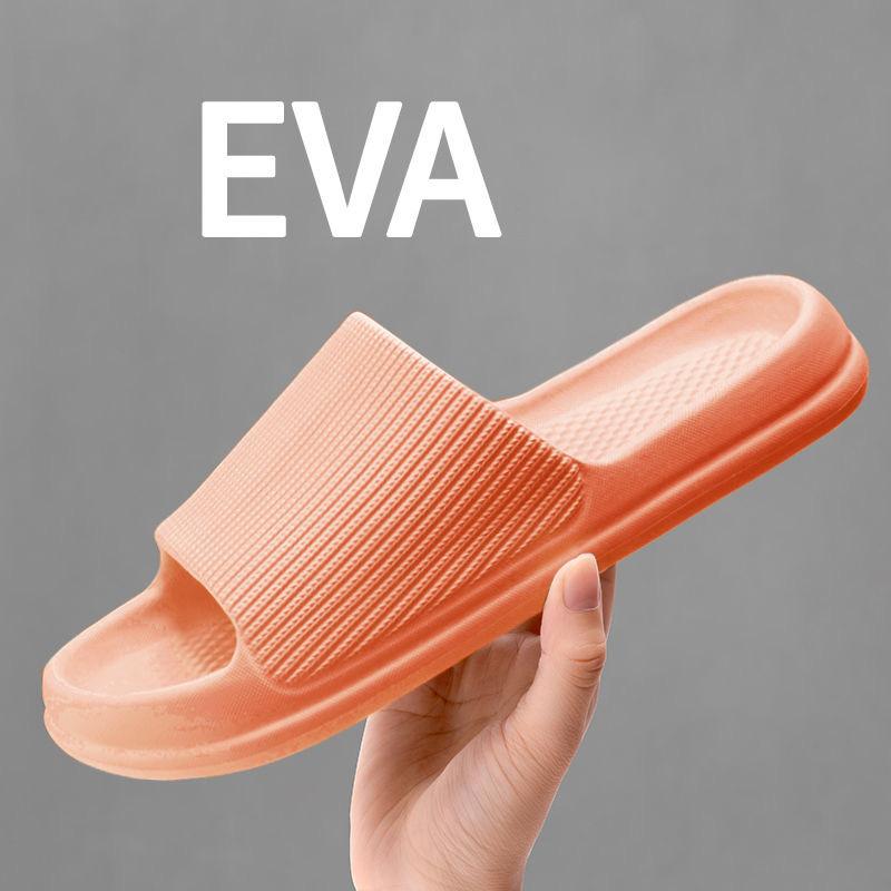 Hausschuhe Paar Hausschuhe Männer und Frauen Hausschuhe Sommer Sandalen und Hausschuhe Mode lässig dicke Unterseite Strand Badezimmer Hausschuhe 38-39 orange