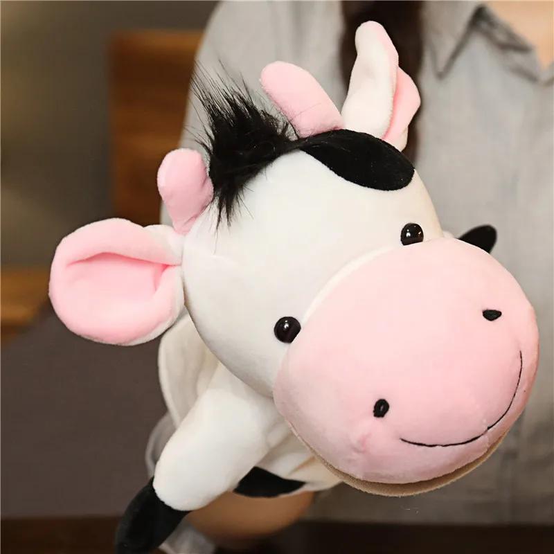 Gefüllte Plüschtiere Spielzeug Hand Finger Story Puppet Kawaii Puppen Pädagogisches Baby Spielzeug Löwe Elefant Hase Affe Kinder Geschenk