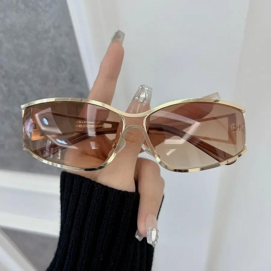 Mode Damen Sonnenbrille Herren Quadratisch Vintage Großer Rahmen Sonnenbrille Stilvoll Spiegel Schwarz Retro Oculos