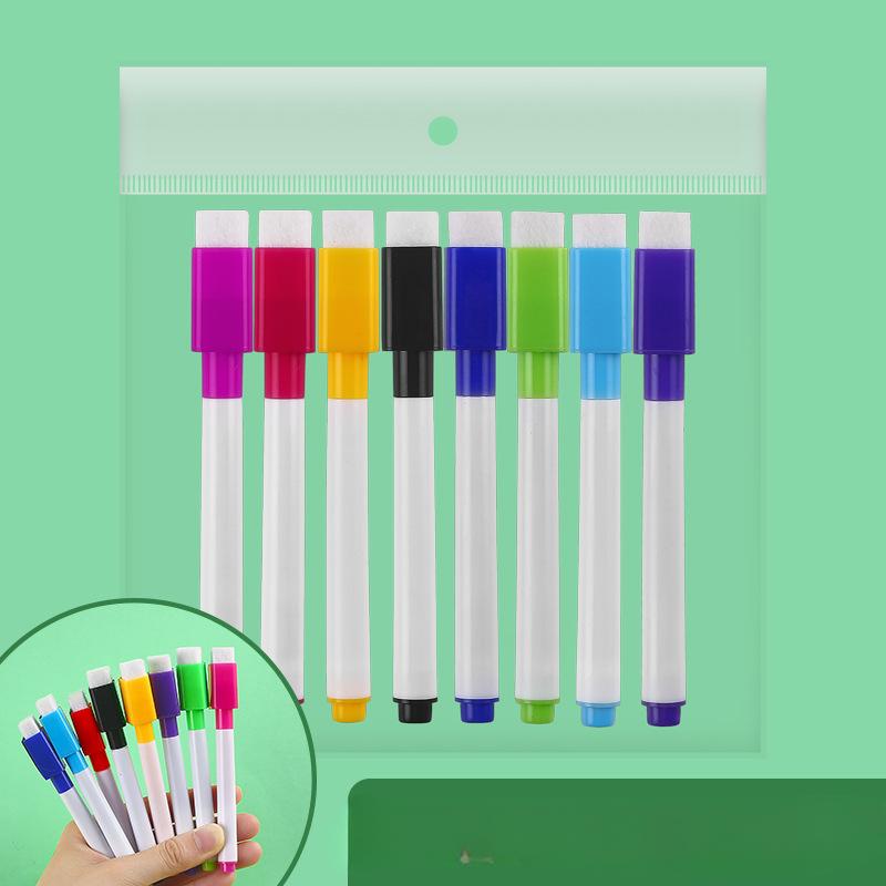 Whiteboard-Trockenmarker zum Löschen kleiner Magnetstifte zum Zeichnen Buntstifte für Kinder Marker löschbar weißer Radiergummi abwischbar magnetische Stifte