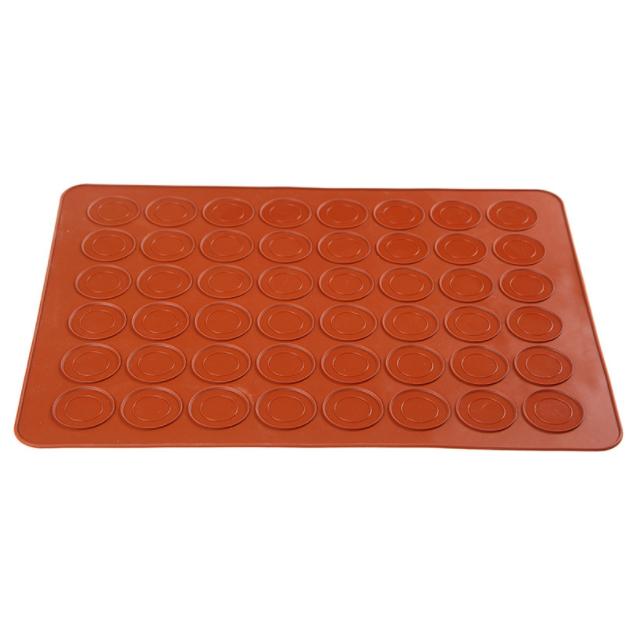 30/48 loch Macaron Silikon Pad Back Matte Runde Form Backen Pad DIY Kuchen Dessert Ofen Liner Backen Werkzeuge Für Kuchen gebäck Werkzeuge 48 hole