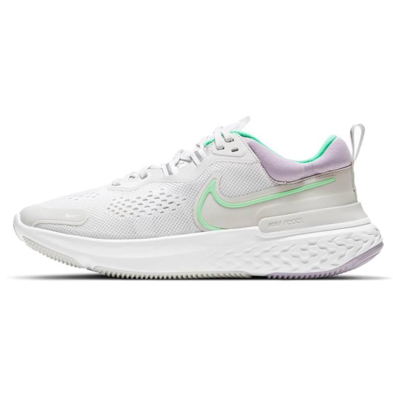 Nike React Miler 2 Platinum Tint Green Glow Damen-Sneaker CW7136-002 36