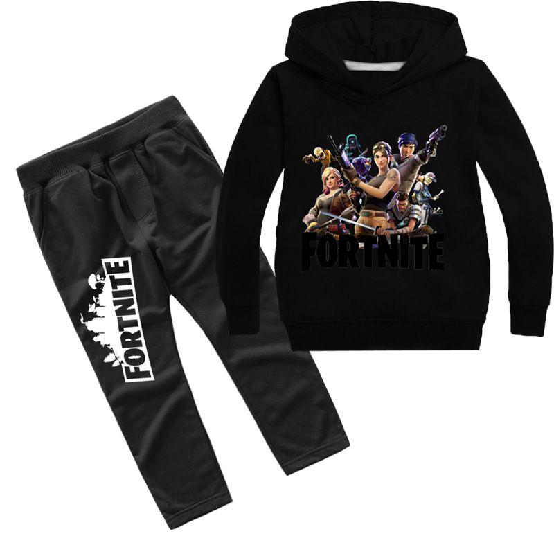 Kleidung Kapuzen-Kinder-Sweatshirt Hoodie Unisex Kinderbekleidung Kleidung Spiel 160 schwarz