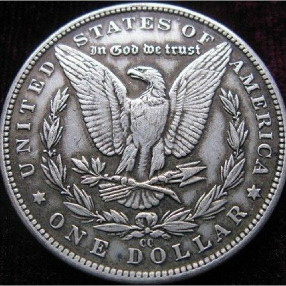 Morgan-Münzen, plattierte Silbermünzenkopie, 90 % Coper-Herstellung