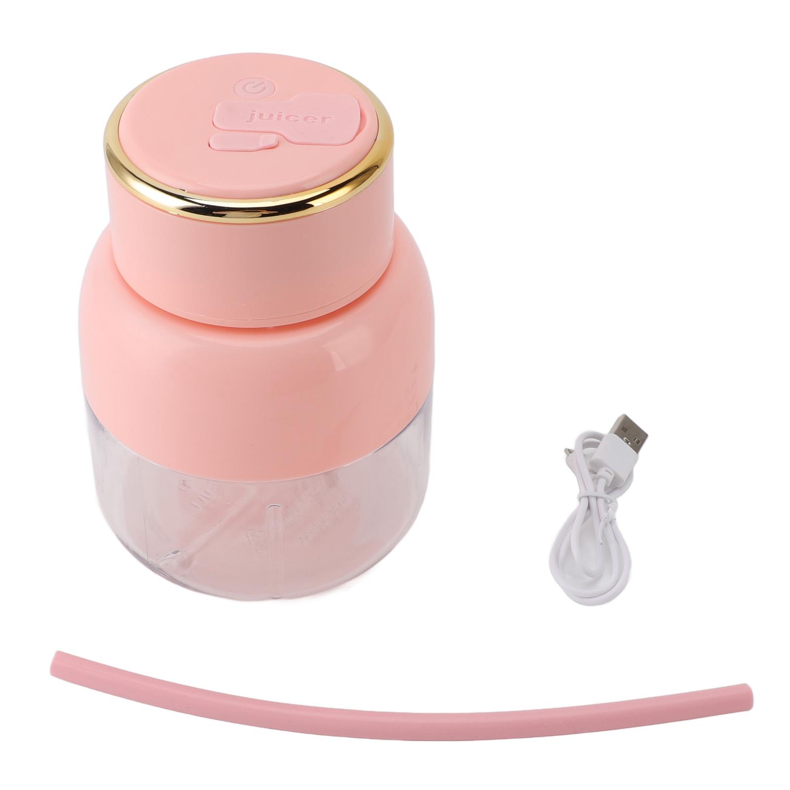 Tragbarer Mixer 800 ml Fassungsvermögen Elektrischer Tragbarer Saftbecher USB Wiederaufladbarer Entsafter Mixer für
