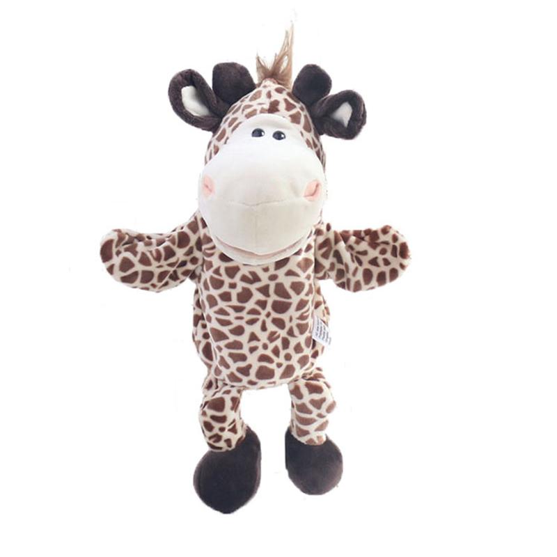 Kinder Tier Handpuppe Spielzeug Cartoon Niedlichen Plüsch Elefant Schildkröte Giraffe Puppet Spielzeug Hand Puppe Storytelling Bildung Spielzeug Geschenke 30-35cm