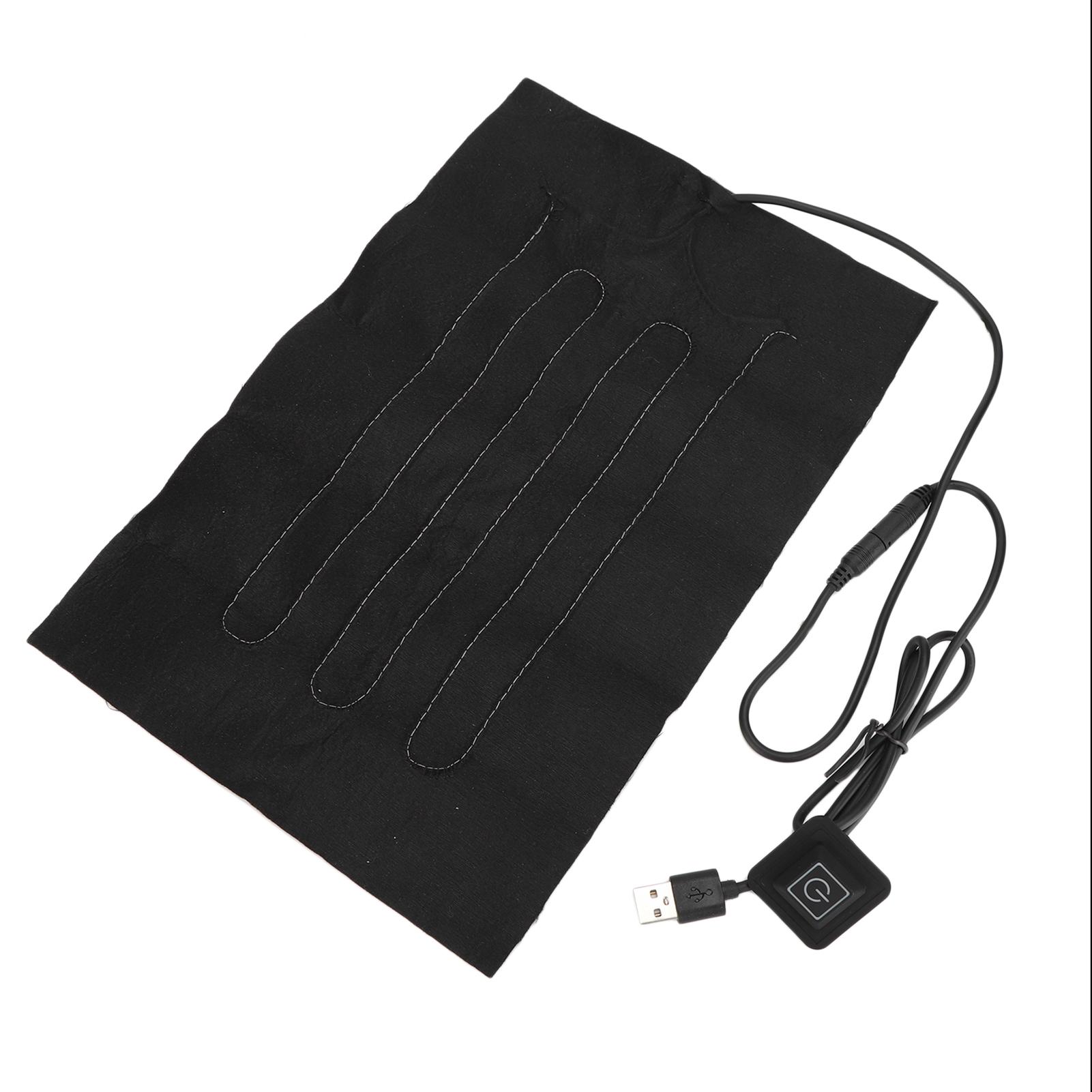 Elektrisches Heizkissen aus Stoff, wasserdicht, tragbares Heizkissen aus Stoff für Schultern, Nacken, Taille und Rücken