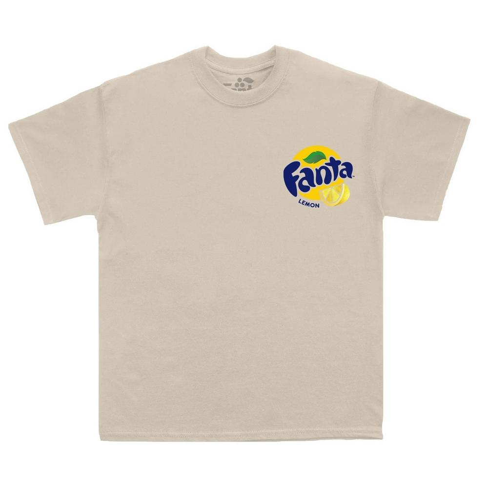 Fanta Unisex-T-Shirt mit Zitrone für Erwachsene L sand