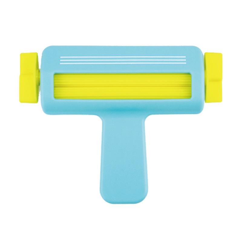 Neu Phantasie DIY Hand werkzeug Papier Präge Maschine Handwerk Embosser Für Papier Scrapbooking Schule Baby blau