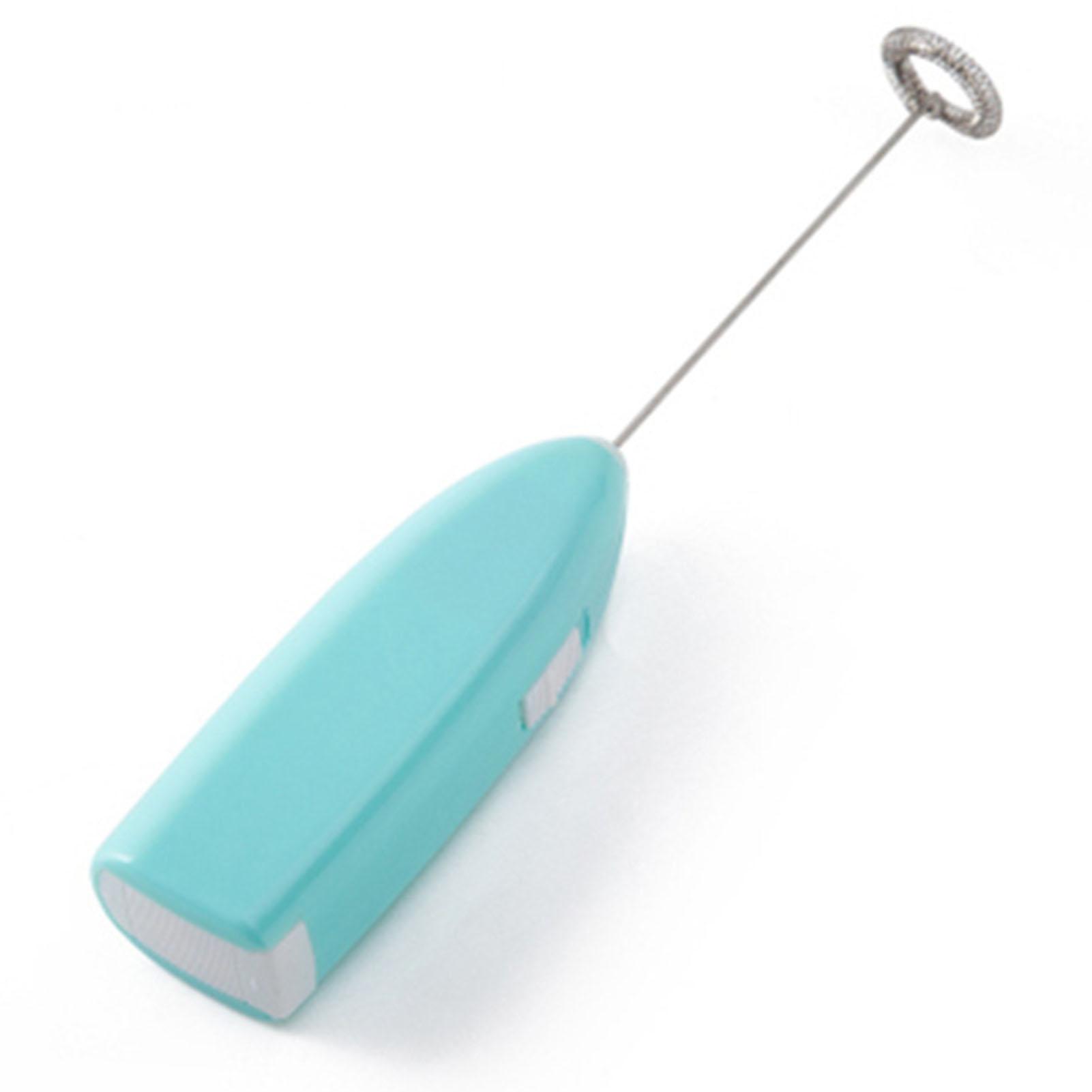 Kabelloser elektrischer Handmixer Batteriebetrieben Klein Kunststoff Metall Haushalts-Handmixer für Zuhause blau