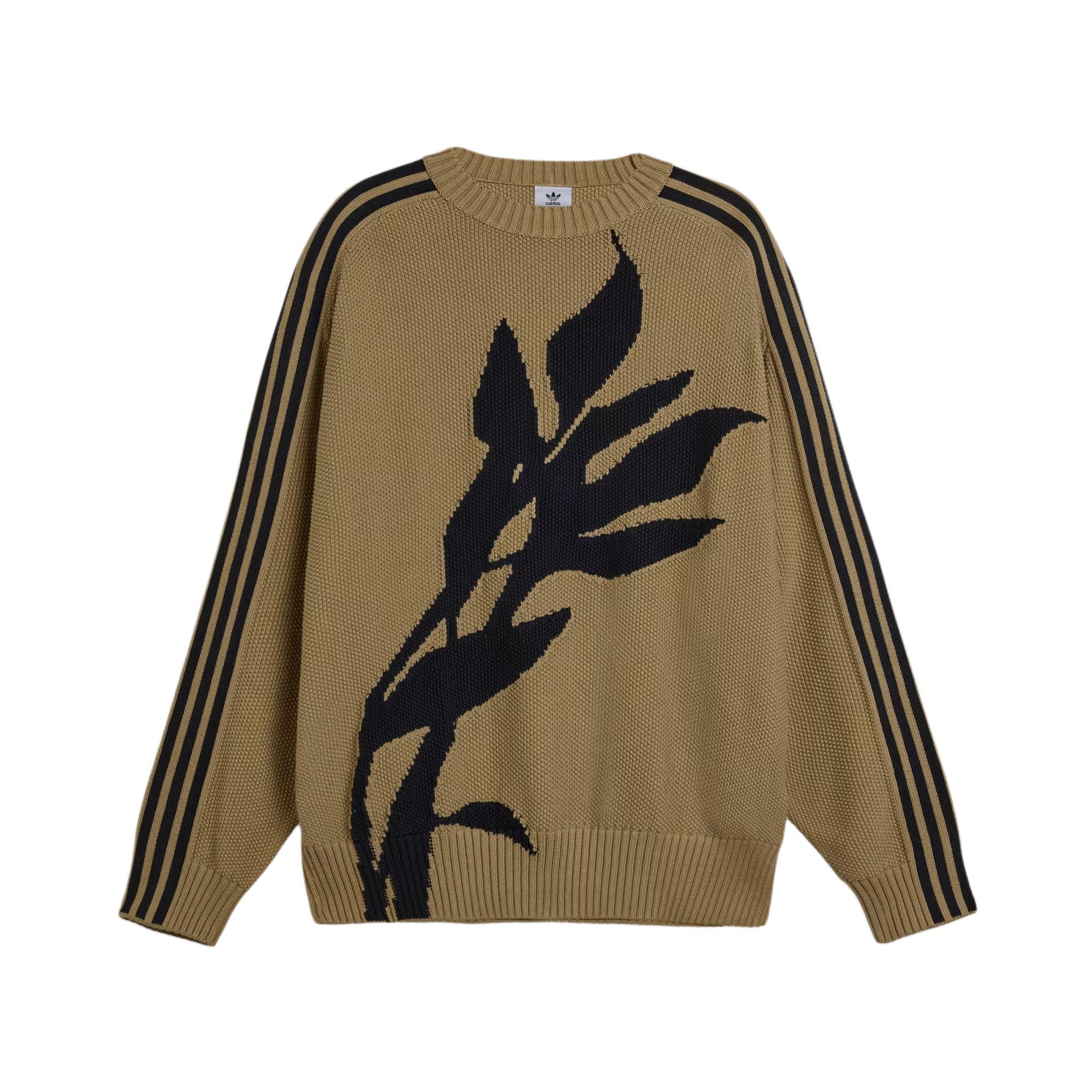 adidas x Song for the Mute Strick-Crew Hanf Unisex Oberteile Creme JL7510 M black