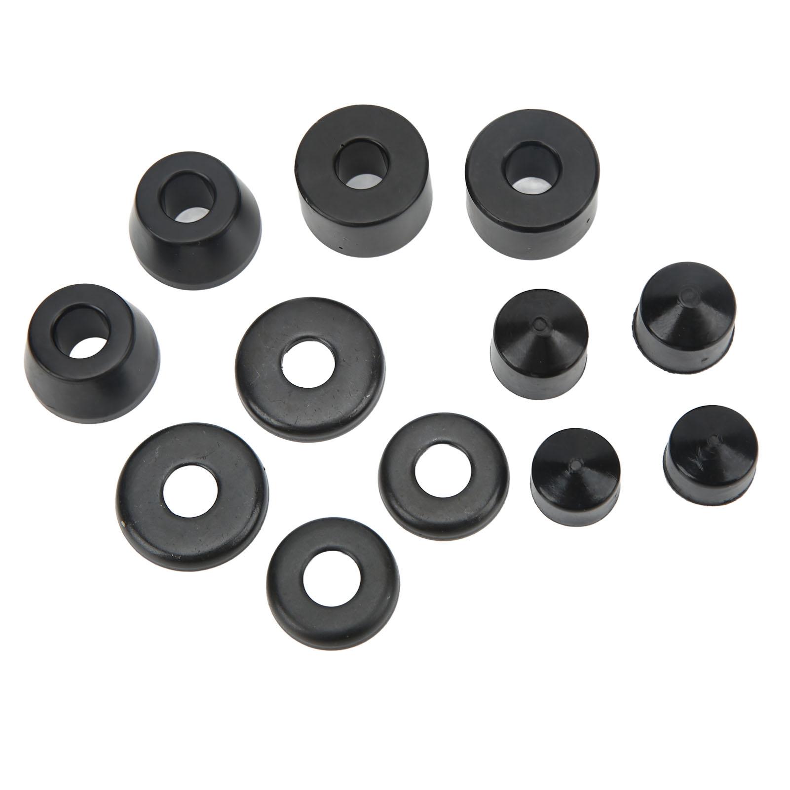 Skateboard Stoßdämpfer PU Schwarz Hohe Rückfederung Halterung Stoßfeste Unterlage für Longboard