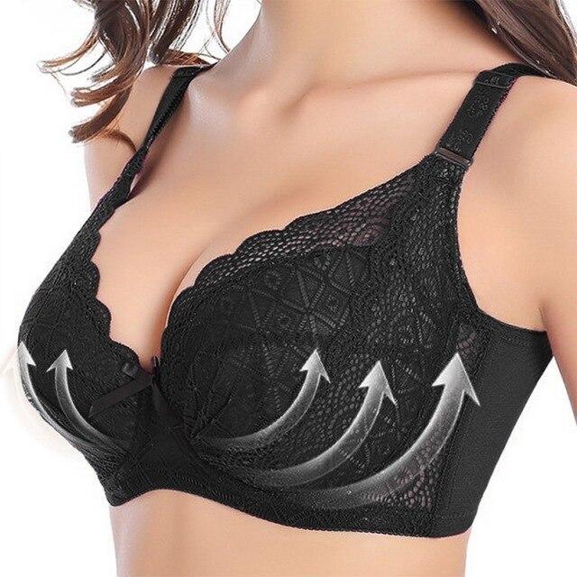 5 Farben Sexy Spitzen-BH für Frauen, Übergröße, CD, große Größe, Bralette, dünne BHs, Damenunterwäsche 105D