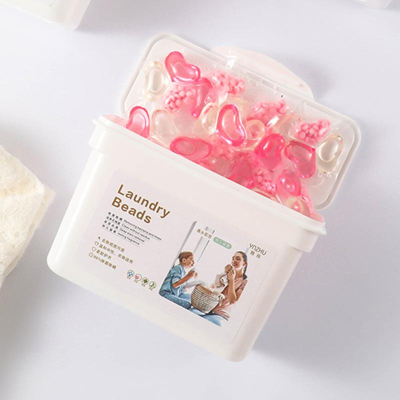 Drei-in-eins-Wäscheperlen mit Duftperlen, Wäscheperlen mit langanhaltendem Duft, weiches und milbenentfernendes Waschmittel mit Mehrfachwirkung