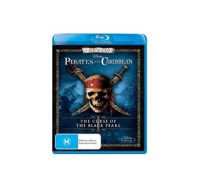 BLU-RAY FILM Pirates Of The Caribbean: Curse Of The Black Pearl 2 DISC BLU-RAY