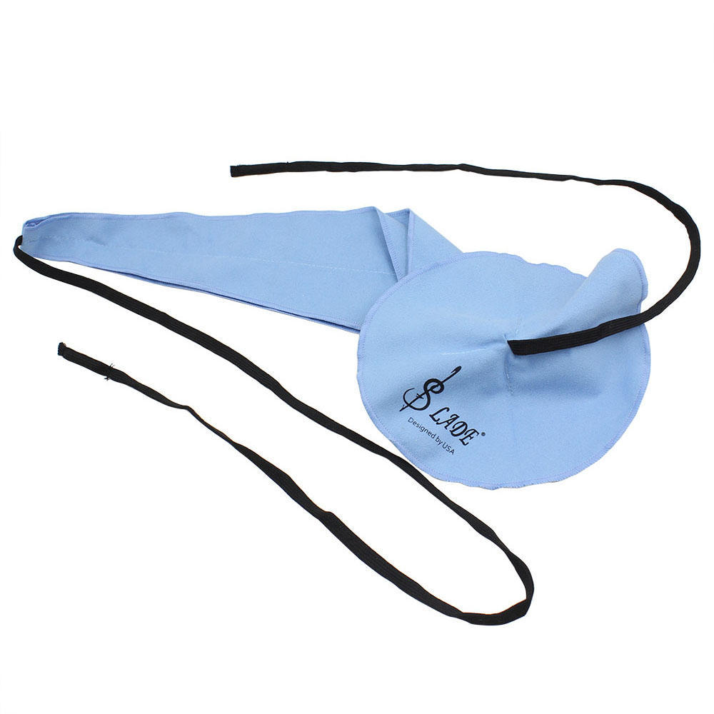 Alt-Tenor-Saxophon-Reinigungswerkzeug, durchziehbares ultrafeines Tuch für Saxophon blau