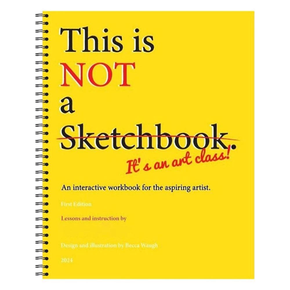 Professionell Dies ist kein Skizzenbuch Dickes Papier Kunstklasse Skizzenbuch Schulbedarf gelb