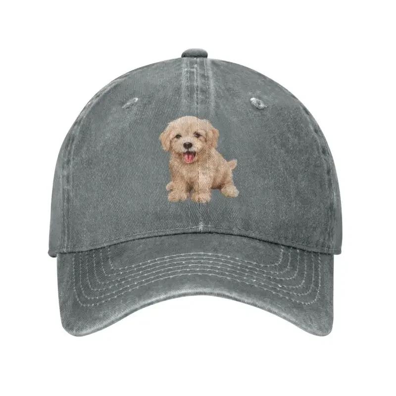 Personalisierte Baumwoll Pudel Hund Baseballkappe Damen Herren Verstellbare Papa Mütze Streetwear Adjustable ingwer