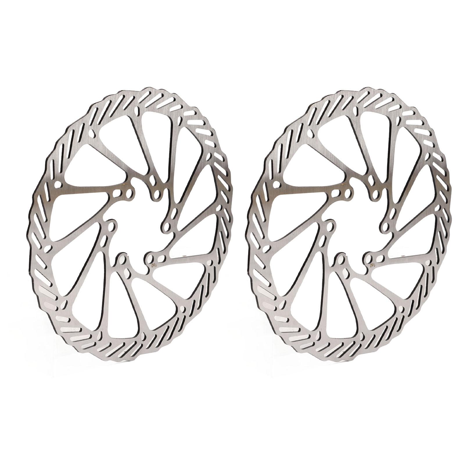 2 Pcs Bike Disc Bremsscheiben Leichte Schnelle Wärmeableitung Stahl Hohe Härte Mountainbike 160mm/6.3in: 750LB/IN