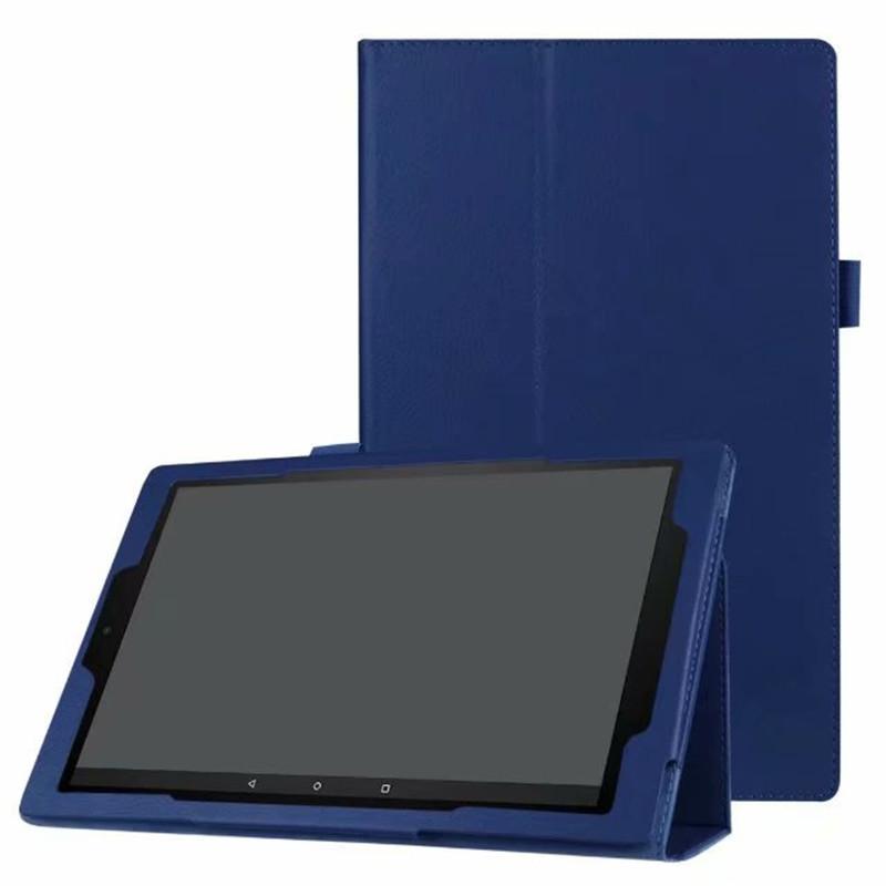 Fall Für Amazon Fire Tablet Abdeckung Für Fire HD7 HD 7 HD8 HD 8 Plus 2017 2018 2020 Falten Flip stehen Fall Fundas HD8 / HD8 plus 8' dunkelblaue