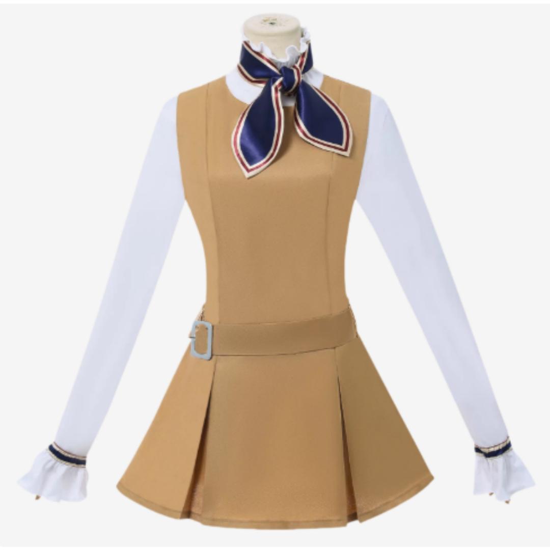 MEGAN Cosplay-Kleid für Kinder, Mädchen und Frauen, KI-Puppen-Roboter, Megan-Kleider-Uniform, MEGAN Cosplay-Kostüm für Mädchen und Erwachsene, Halloween-Kostüm M rosa