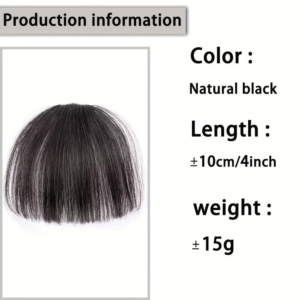 MISSQUEEN Synthetische Air Bangs Clip In Pony Haarverlängerung Kurze Gefälschte Pony Natürlich Aussehende Perücke Für Frauen Täglichen Gebrauch 10cm