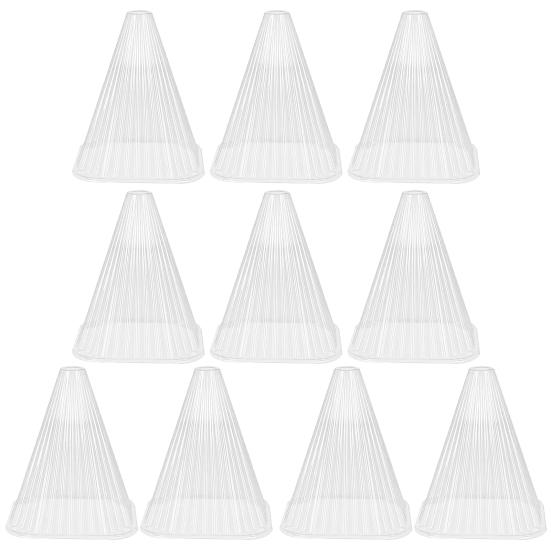 10 Pcs Anlage Cloches Transparent Garten Cloches PET Kunststoff Reusable Kindergarten Abdeckung Anlage transparent